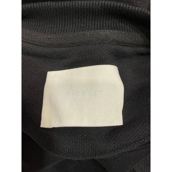 Dion Lee Garter Detail Black Crewneck Sweatshirt Size 2 - Picture 4 of 5